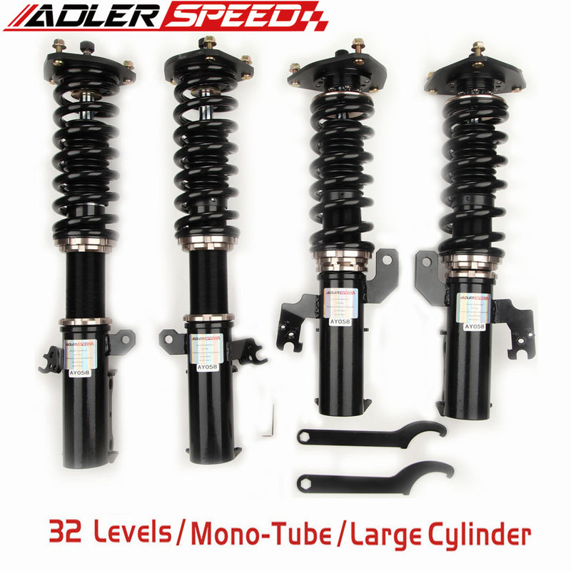 US SHIP Adlerspeed 32 Level Mono Tube Coilovers Lowering Kit for Lexus ES350 GSV40 07-12