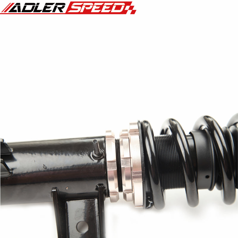US SHIP ADLERSPEED 32 Level Mono Tube Coilover Lowering Suspension kit for BMW E36 92-98 323 325 RWD