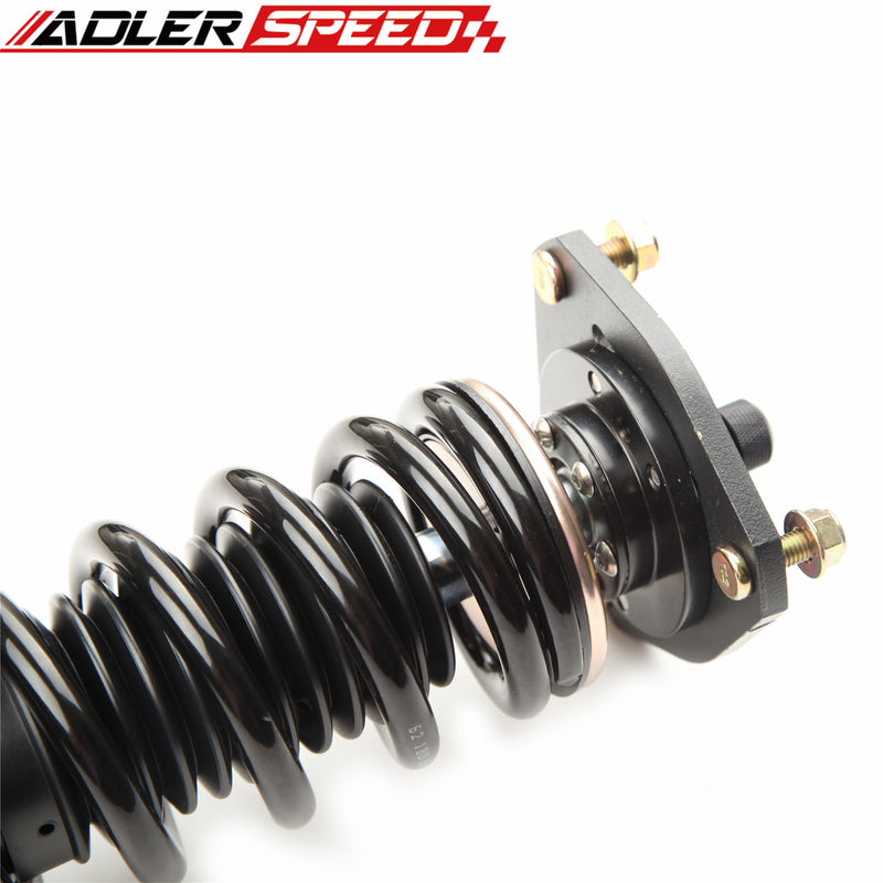 US SHIP ADLERSPEED 32 Level Mono Tube Coilover Lowering Suspension kit for BMW E36 92-98 323 325 RWD