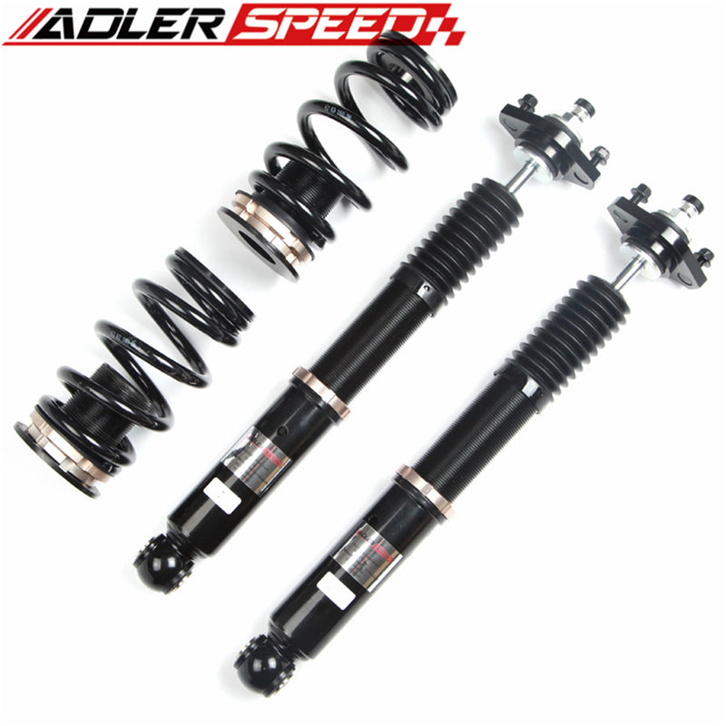 US SHIP ADLERSPEED 32 Level Mono Tube Coilover Lowering Suspension kit for BMW E36 92-98 323 325 RWD