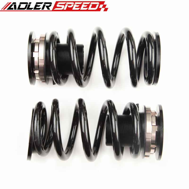 US SHIP ADLERSPEED 32 Level Mono Tube Coilover Lowering Suspension kit for BMW E36 92-98 323 325 RWD