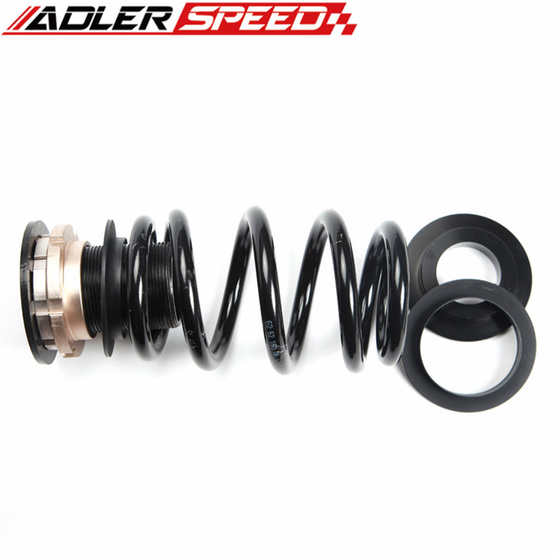 US SHIP ADLERSPEED 32 Level Mono Tube Coilover Lowering Suspension kit for BMW E36 92-98 323 325 RWD