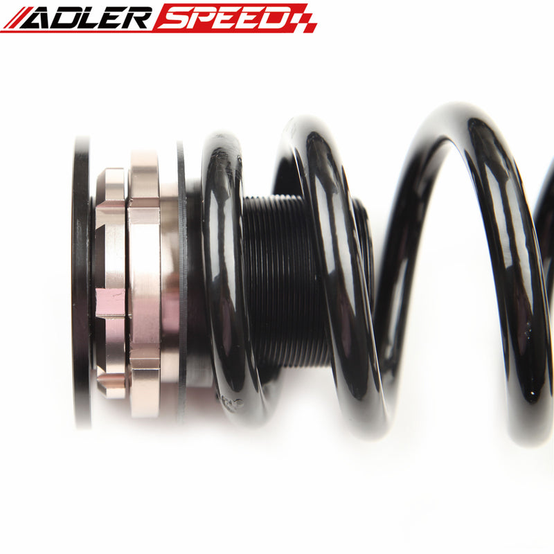 US SHIP ADLERSPEED 32 Level Mono Tube Coilover Lowering Suspension kit for BMW E36 92-98 323 325 RWD
