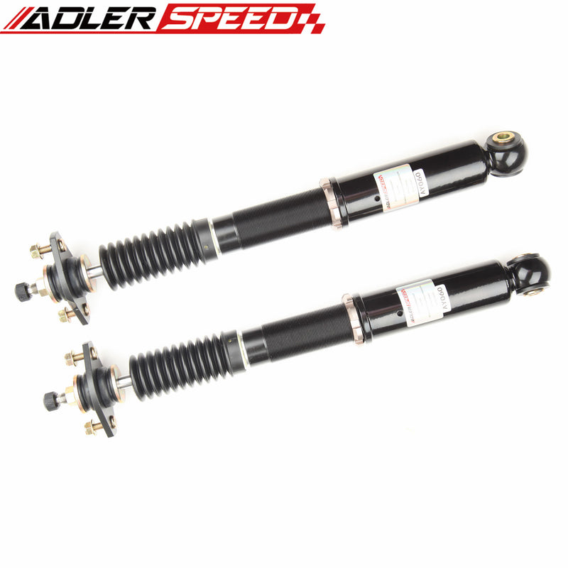 US SHIP ADLERSPEED 32 Level Mono Tube Coilover Lowering Suspension kit for BMW E36 92-98 323 325 RWD