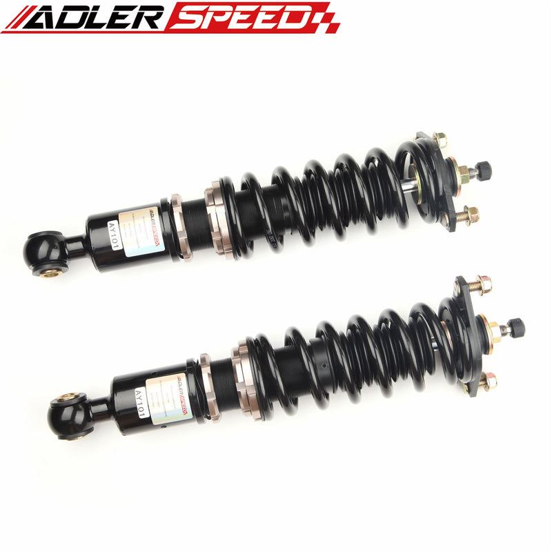 US SHIP ! ADLERSPEED 32 WAY ADJUSTABLE MONO TUBE COILOVERS for SUBARU LEGACY 00-04 (BE/BH)
