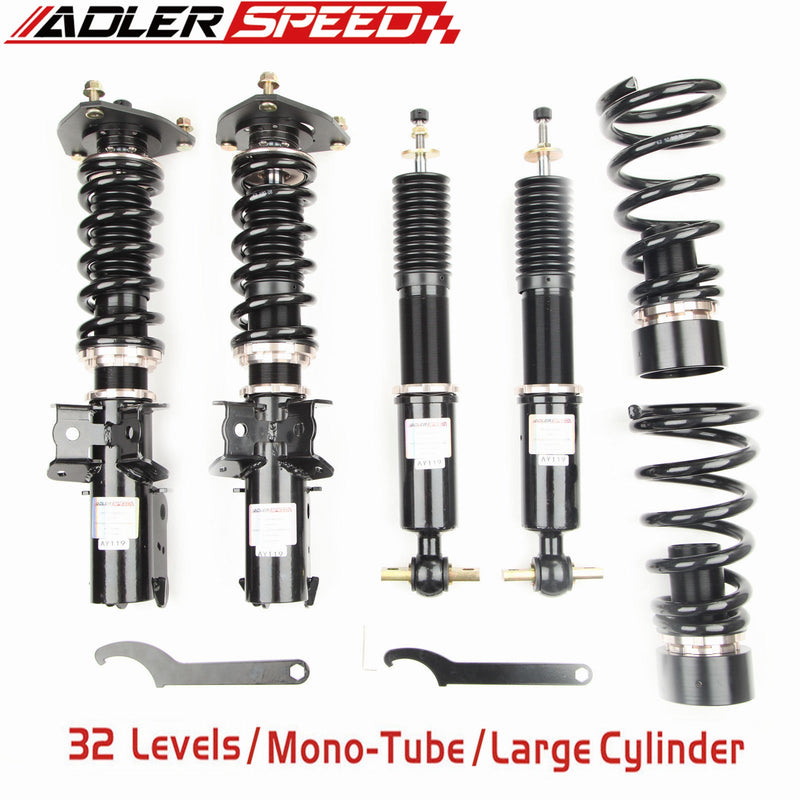 US SHIP ADLERSPEED 32 Level Adjust Mono Tube Coilovers Suspension Kit For Mustang 15-21