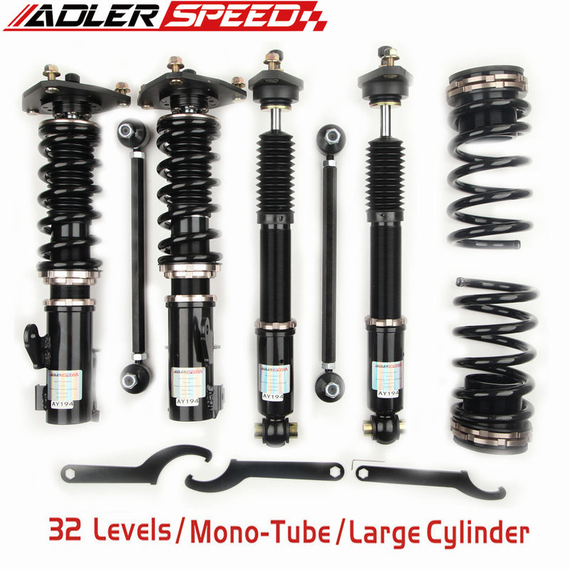 ADLERSPEED 32 Level Mono Tube Coilover Suspension For Hyundai Genesis Coupe 11+