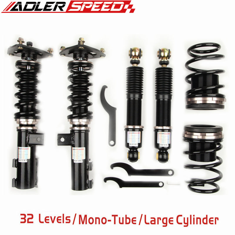 US SHIP ! ADLERSPEED 32 Level Damper Mono Tube Coilovers Suspension For Veloster FS 12-17