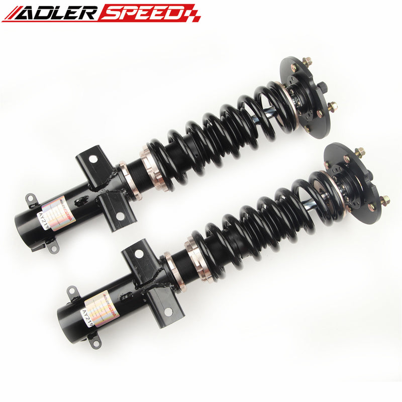US SHIP ADLERSPEED 32 Level Mono Tube Coilovers Lowering Kit for Ford Mustang 2011-2014