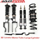 US SHIP ADLERSPEED 32 Way Mono Tube Coilovers Kit for Tesla Model 3 Dual Motor AWD 17-21