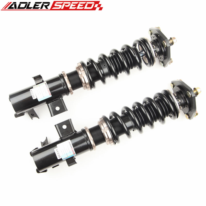 US SHIP ADLERSPEED 32 Level Mono Tube Coilover Lowering Suspension Kit For Honda Civic 12-15 FB FG