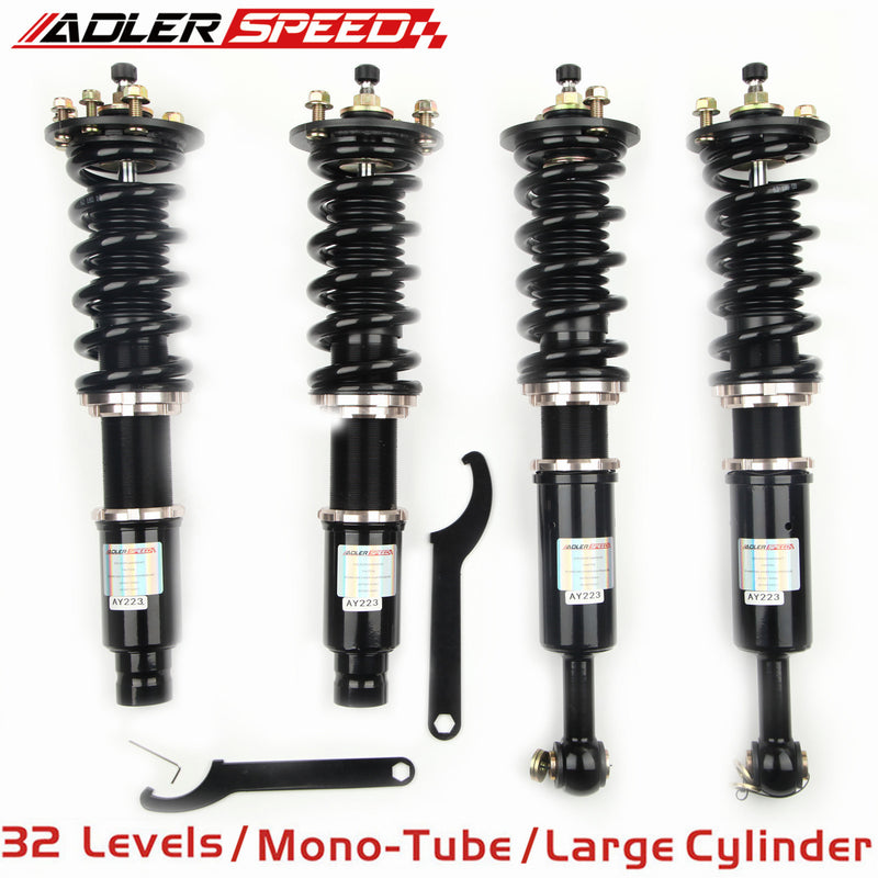 ADLERSPEED 32 Level Mono Tube Coilovers Suspension Kit For Acura TSX CL9 2004-08