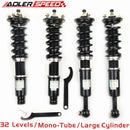 US SHIP ADLERSPEED 32 Level Mono Tube Coilovers Lowering Kit For TSX 04-08, Accord 03-07