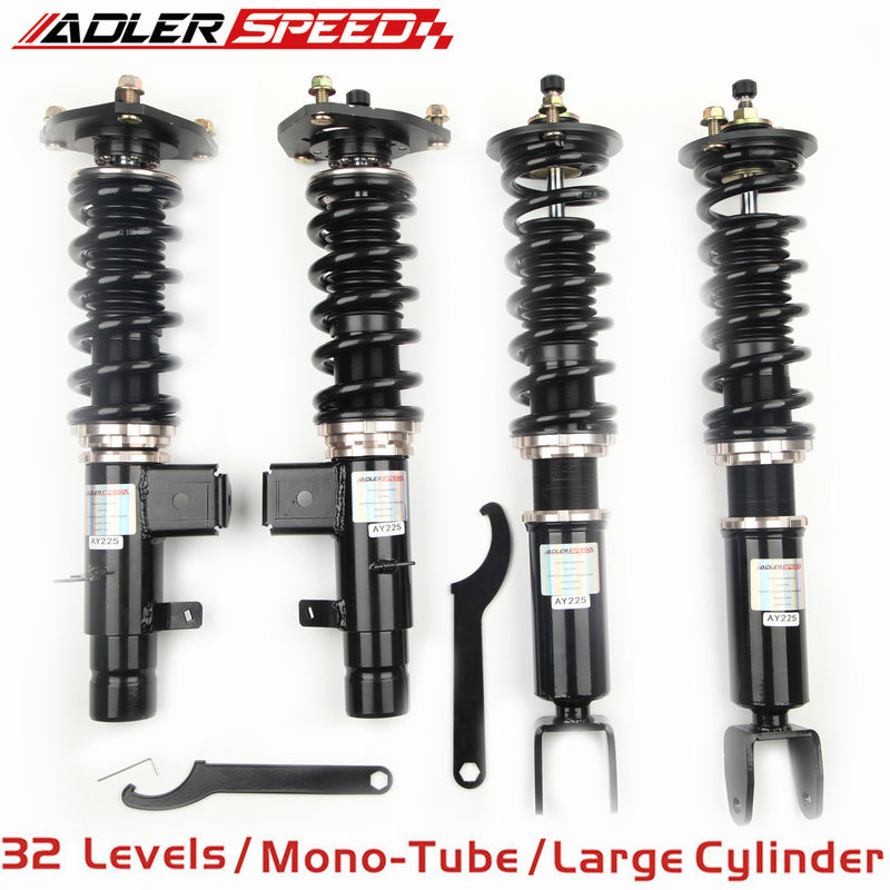 ADLERSPEED 32 Level Mono Tube Coilovers Suspension Kit For Honda Accord 13-17