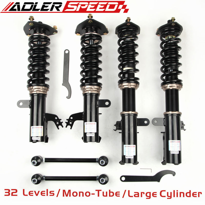 US SHIP ADLERSPEED 32 Way Coilovers Lowering Suspension For Toyota Camry L/LE/XLE 12-17