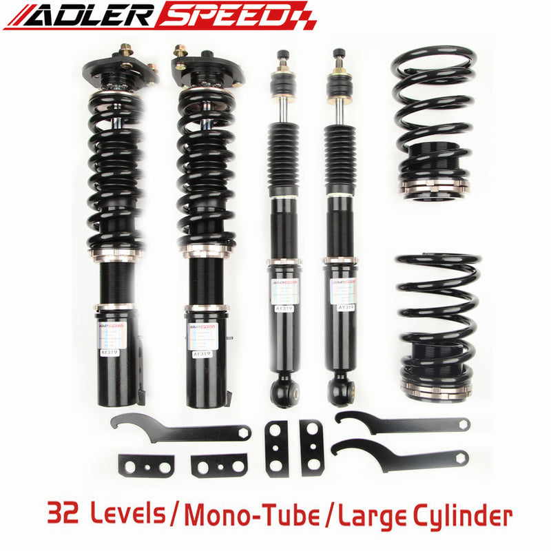 ADLERSPEED 32 Level Mono Tube Coilovers Suspension Kit for Ford Mustang 94-04