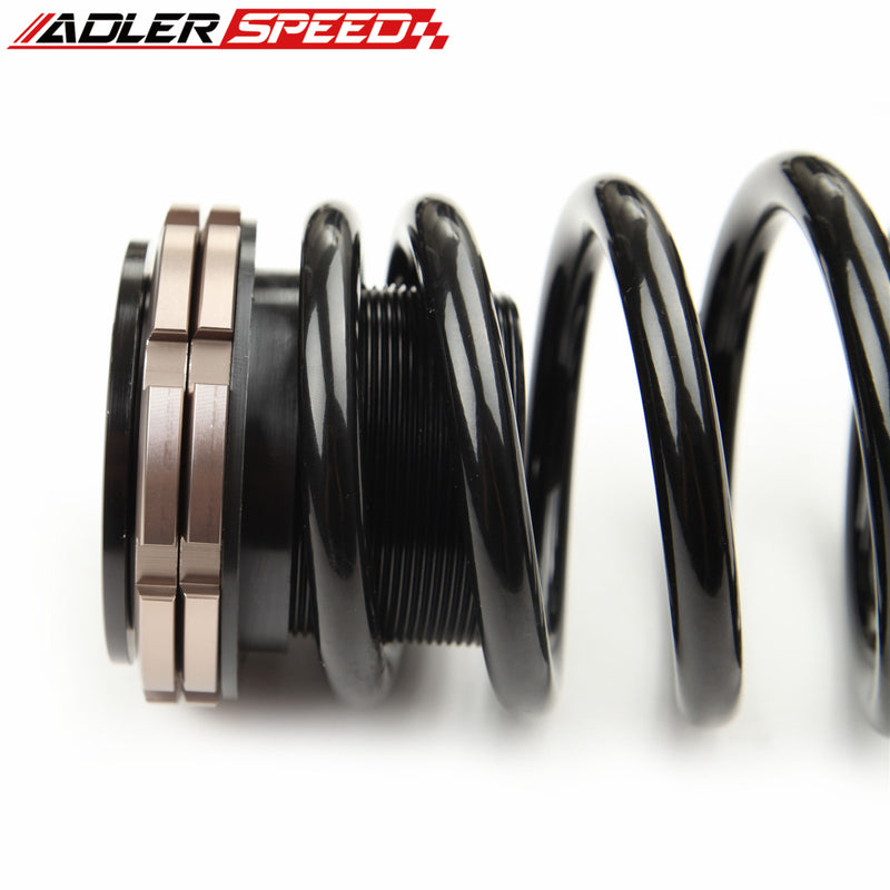 US SHIP ! ADLERSPEED 32 Level Adjust Mono Tube Coilovers Suspension for Ford Mustang 94-98
