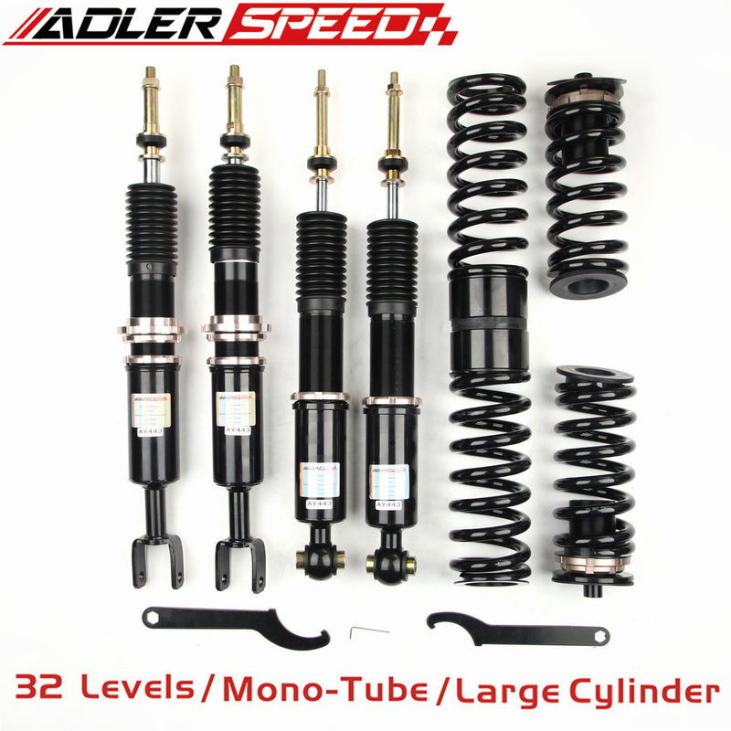 US SHIP ADLERSPEED 32 Level Coilovers Suspension Kit for Audi A4 S4 B6 B7 02-08, RS4 B7