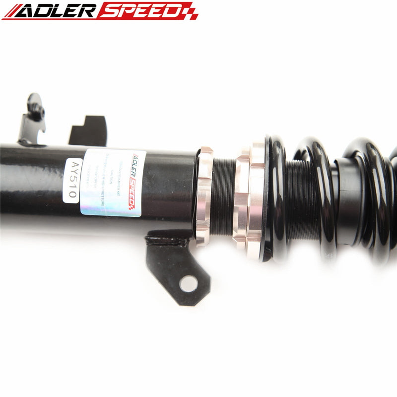 US SHIP ADLERSPEED 32 Level Damper Mono Tube Coilover Lowering Kit For 13-18 Ford Focus ST