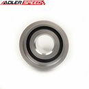 ADLERSPEED BOV Flange Aluminum Adaptor Blow Off Valve For HKS 1" Inch Silver