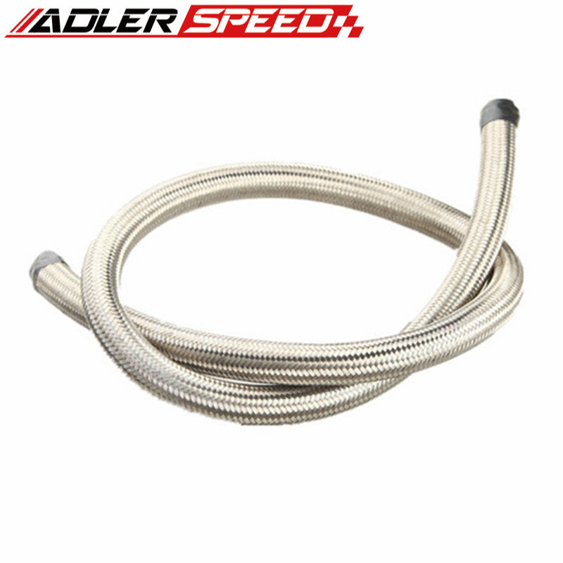 Stainless Steel Double Braided 1500 PSI 6AN AN6 AN-6 Oil Fuel Gas Line Hose