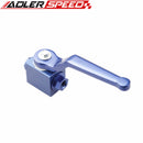 Aluminum Brake Line Lock Shut Off Valve 1/8" NPT Billet Valve Red/ Blue/ Black