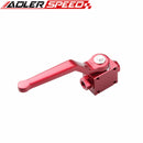 Aluminum Brake Line Lock Shut Off Valve 1/8" NPT Billet Valve Red/ Blue/ Black