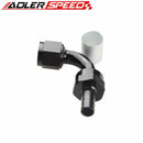 6AN AN6 8AN AN8 10AN AN10 ProClassic Crimp On Hose End 90 Degree End Black
