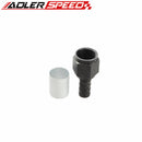 6AN AN6 8AN AN8 10AN AN10 ProClassic Crimp On Straight Hose End Black