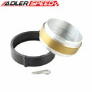 US SHIP Universal Aluminum 2.5" Turbo Clamshell Clamps Clamp Black