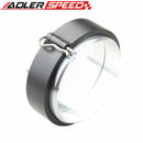 US SHIP Universal Aluminum 2.5" Turbo Clamshell Clamps Clamp Black