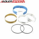 Universal 2.5"/3''/3.5''/4'' Inch Aluminum Turbo Clamshell Clamps Clamp