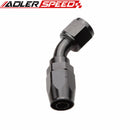 AN4 AN6 AN8 AN10 45 Degree Swivel Fuel Oil Air Gas Line Hose End Fitting Adaptor