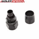 4AN/ 6AN /AN8/AN10/AN12 STRAIGHT SWIVEL OIL FUEL GAS LINE HOSE END FITTING ADAPTOR CUTTER STYLE