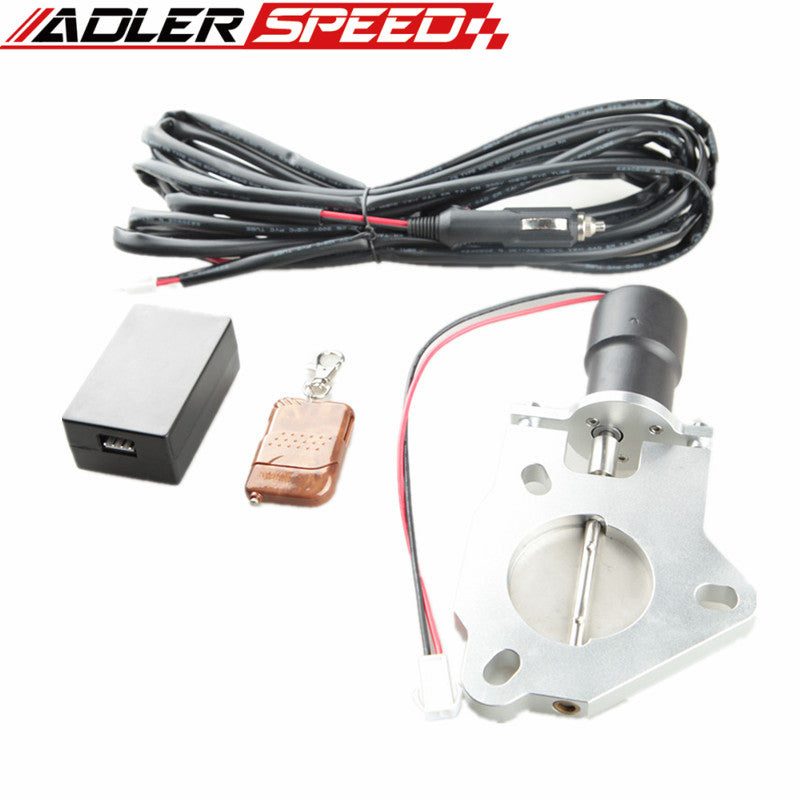 2" / 2.5" /3" Electric Exhaust downpipe E-CUT Cutout Valve motor +Remote Control