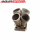 US SHIP 4-1 4 Cylinder Manifold Header Collector Stainless Steel T3 T3/T4 Flange