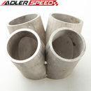 4-1 4 Cylinder Manifold Header Merge Collector Stainless Steel T3/T4 Turbo Inlet