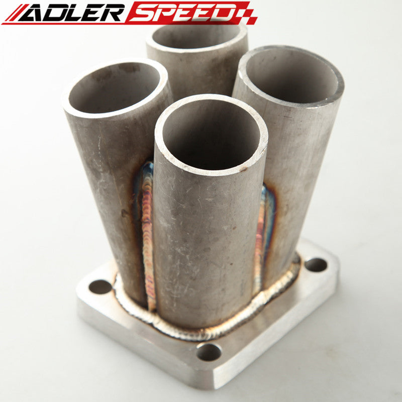 4-1 4 Cylinder Manifold Header Merge Collector Stainless Steel T4 Flange