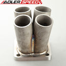 4-1 4 Cylinder Manifold Header Merge Collector Stainless Steel T4 Flange