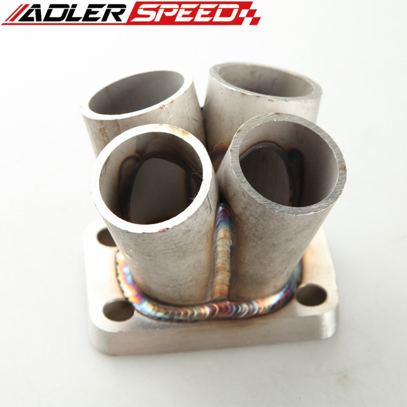 4-1 4 Cylinder Manifold Header Merge Collector Stainless Steel T25 T28 Flange