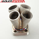 4-1 4 Cylinder Manifold Header Merge Collector Stainless Steel T25 T28 Flange