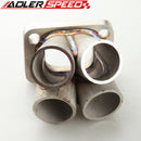 4-1 4 Cylinder Manifold Header Merge Collector Stainless Steel T25 T28 Flange