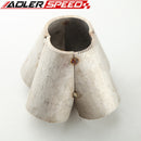 Stainless Steel 4-1 4 Cylinder Manifold Header Merge Collector Fit T25 T28 Inlet