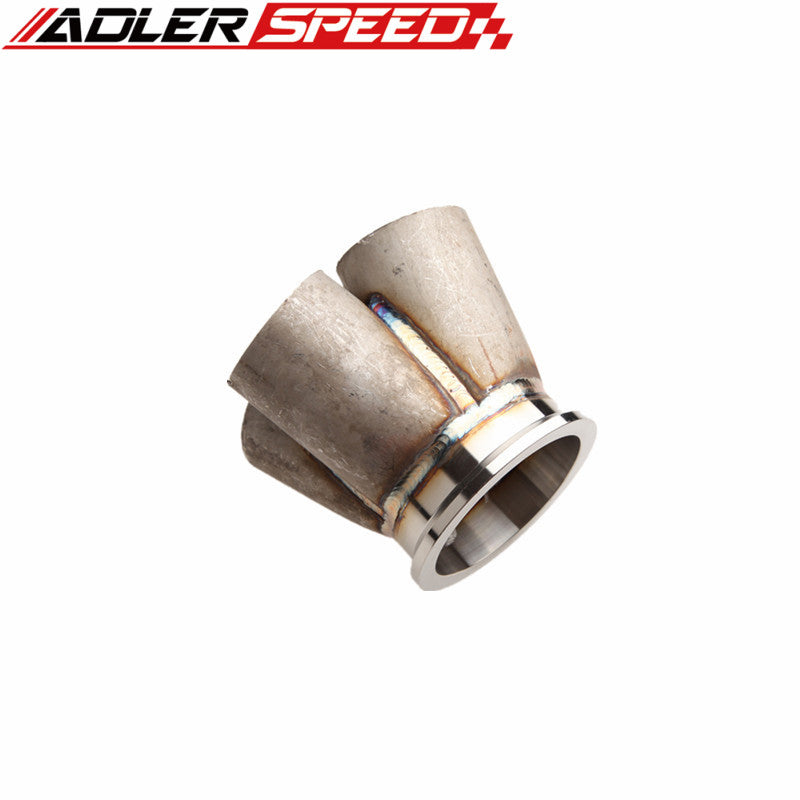 4-1 4 Cylinder Manifold Header Merge Collector Stainless Steel 2.5" V-Band Vband