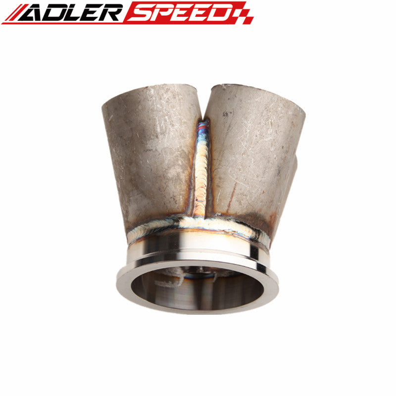 4-1 4 Cylinder Manifold Header Merge Collector Stainless Steel 2.5" V-Band Vband