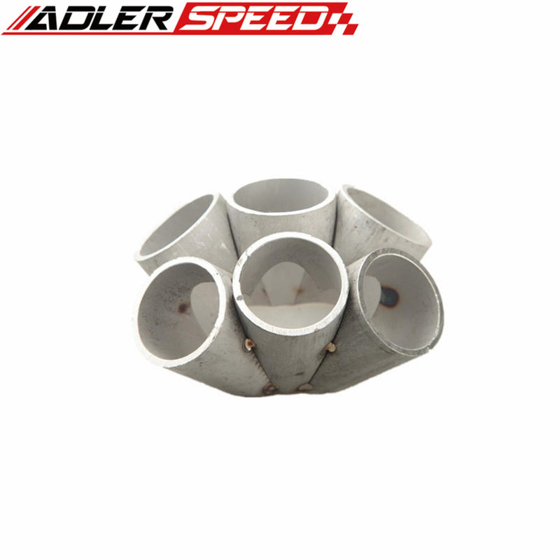 Stainless Steel 6-1 Turbo Manifold Header Merge Collector Fit T4 Turbo Inlet