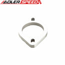 2.5" ID 2 Bolt SS304 Slotted Flange Exhaust Downpipe Pipe Catback Header 1/2" Thick