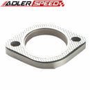 US SHIP A Set Of 3.5" 2-Bolt Exhaust Flange And Exhaust Gasket For 2 Bolt Flange