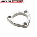 ADLERSPEED 2.25" inch ID 3-Bolt Stainless Steel Exhaust Flange & Exhaust Gasket Set