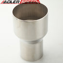 US SHIP 76MM (3") ID To 57MM (2.25") OD SS Flared Exhaust Reducer Connector Pipe